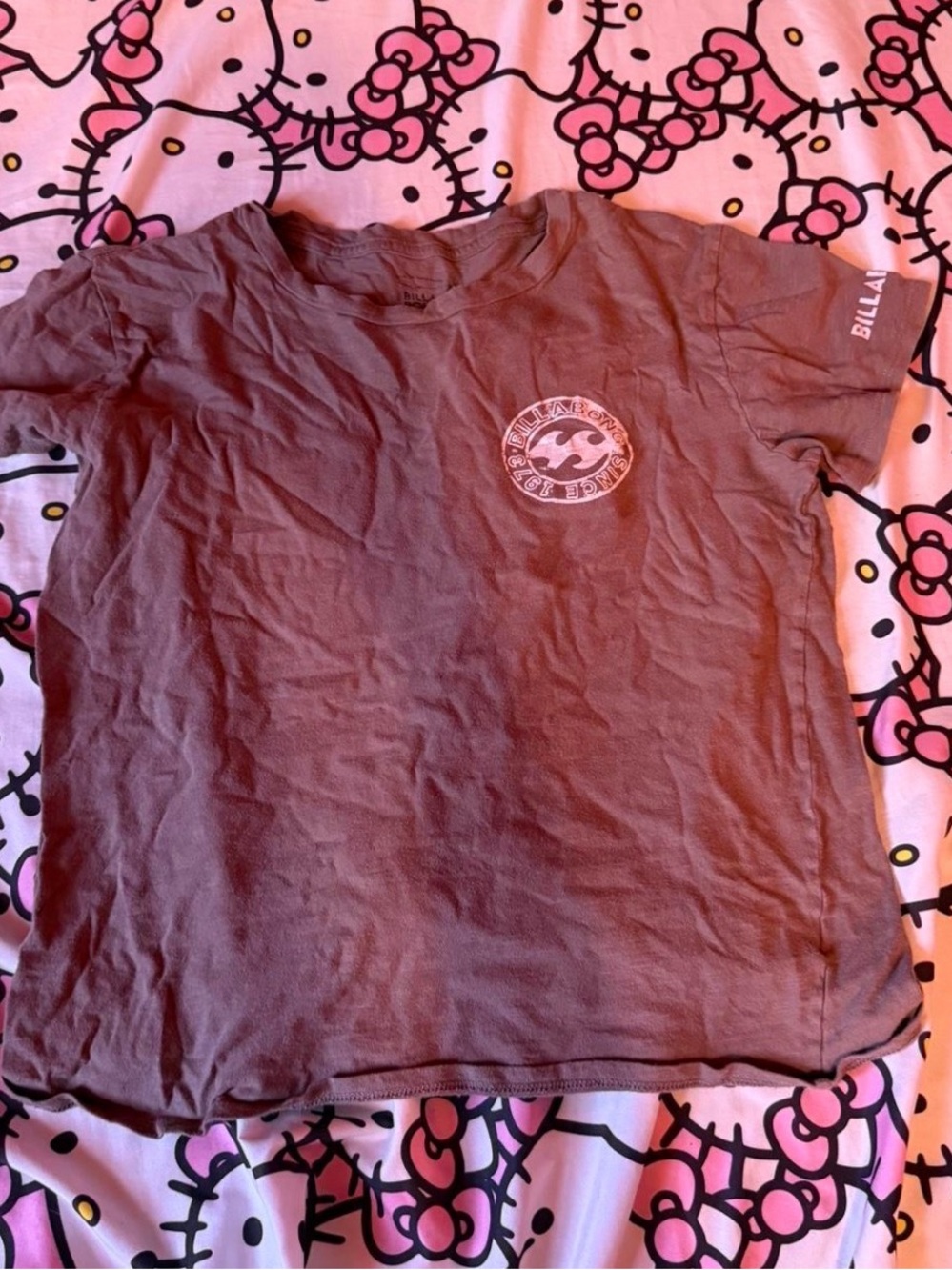 Billabong Mauve Short Sleeve Logo Tee